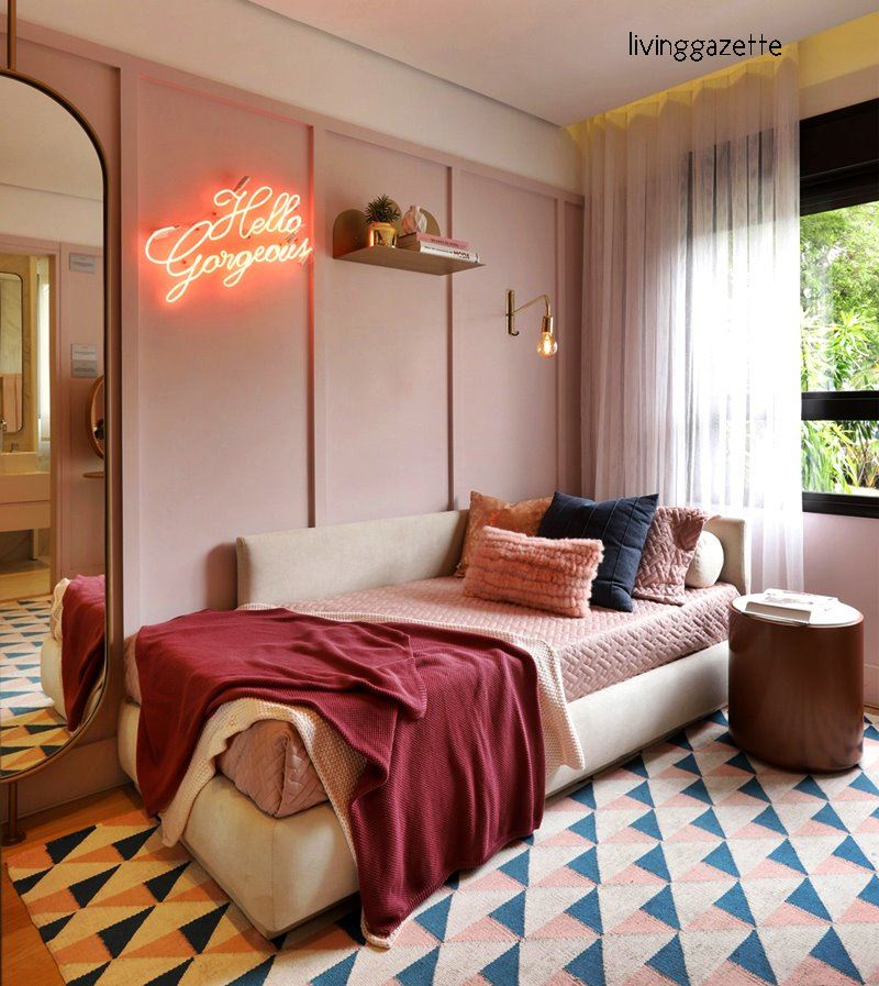 ideias de decoração quarto feminino jovem