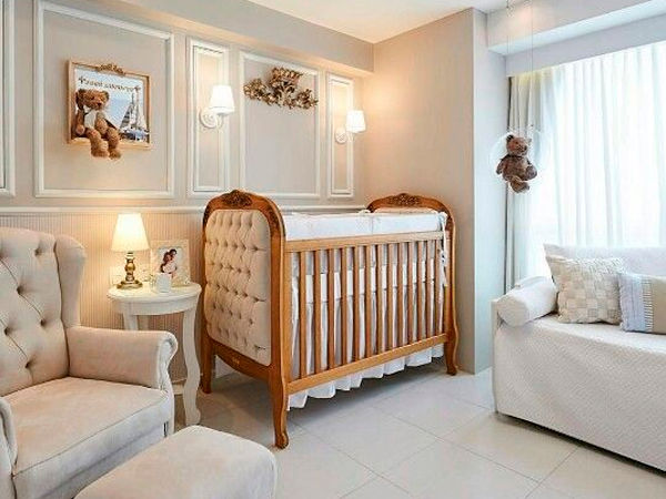 quarto de bebê clássico ou moderno qual escolher