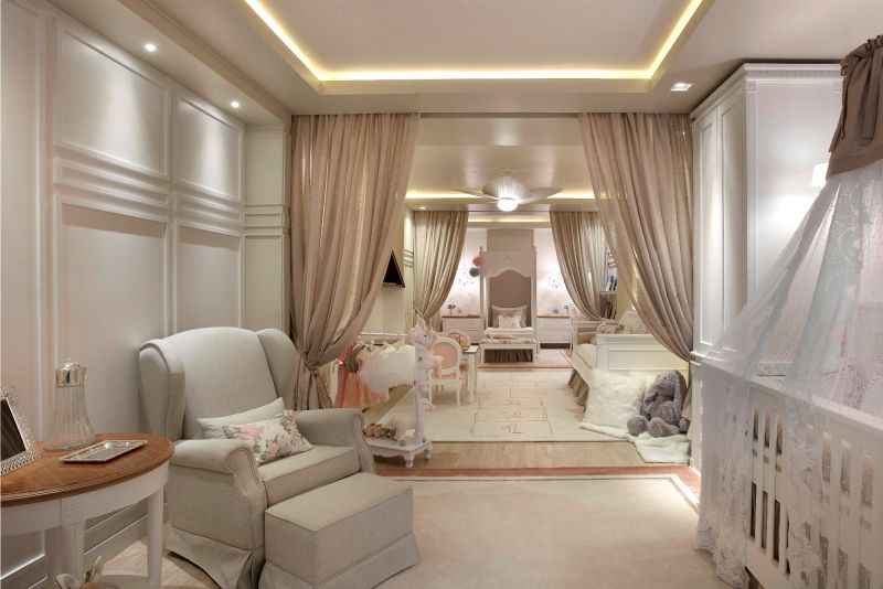 quarto de bebê clássico