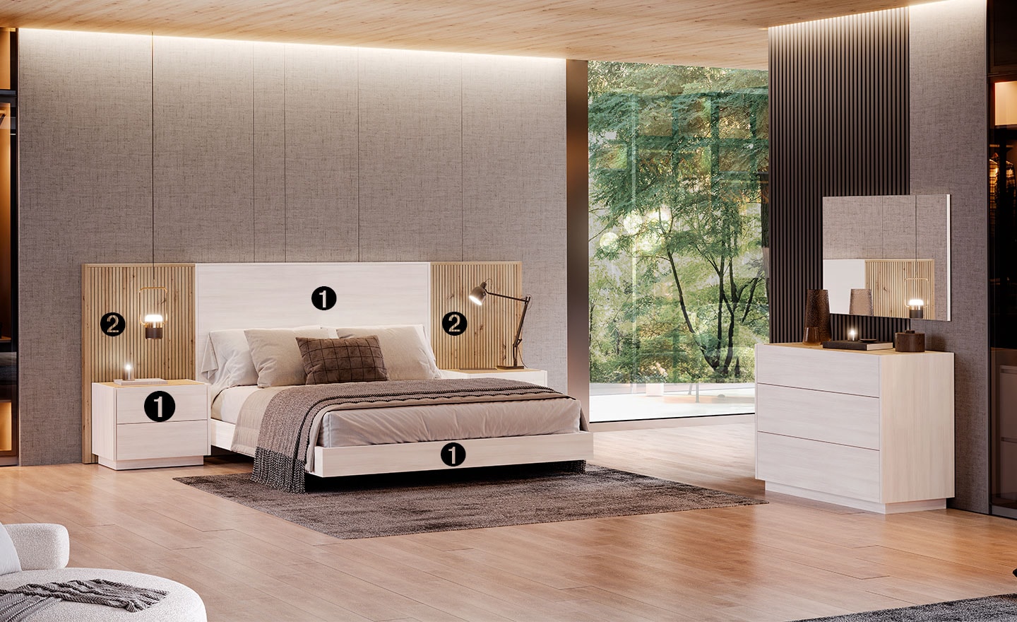 tendências decoração quarto casal 2026