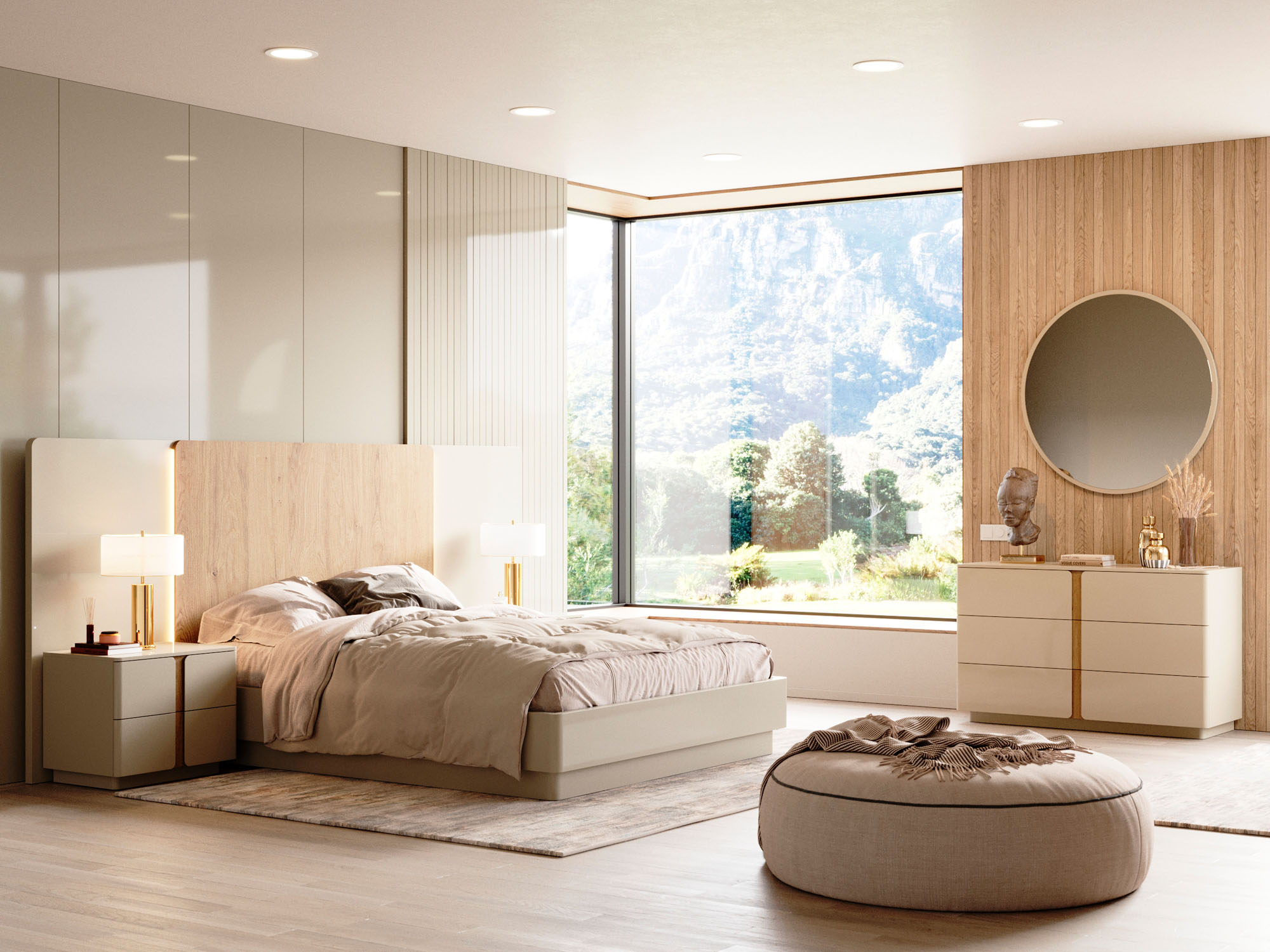 móveis para quarto de casal grande planejado