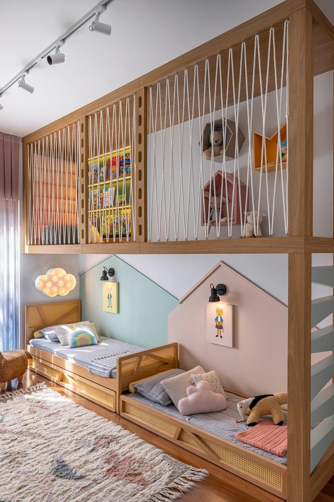 como organizar quarto de gêmeos pequenos