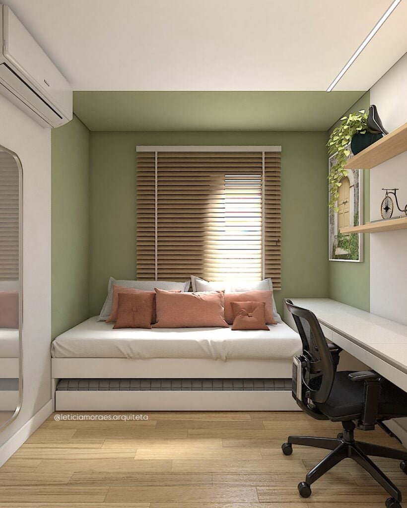 quarto de hospedes multifuncional