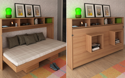 quarto multifuncional para visitas