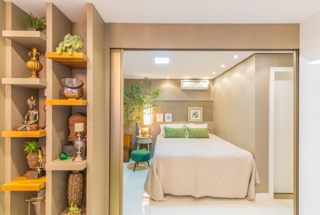 quarto de hospedes multifuncional