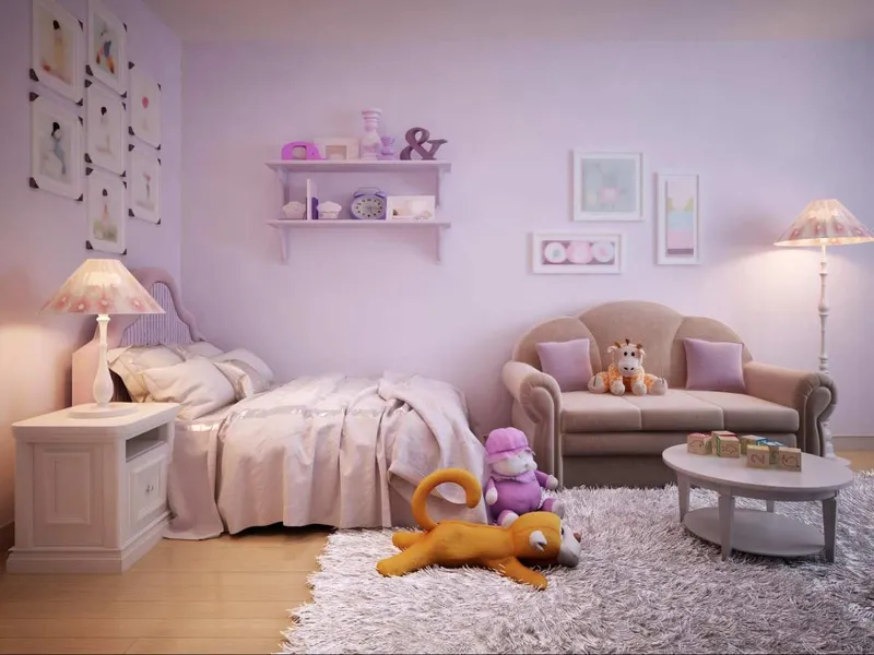 Iluminação criativa: transformando o quarto de menina com LED e luz indireta