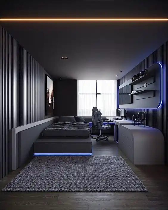 decoração quarto gamer