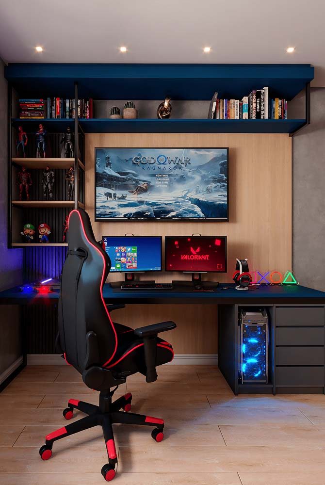 organização de cabos gamer