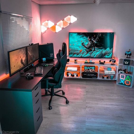 quarto gamer masculino