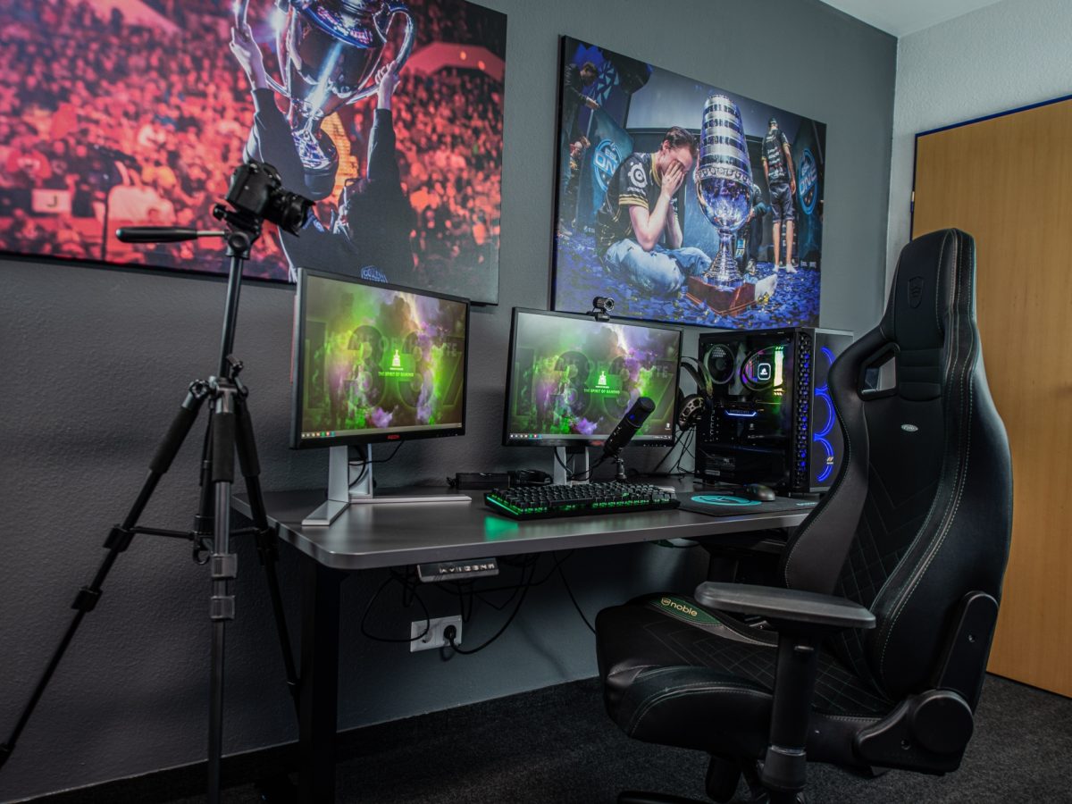 quarto gamer feminino