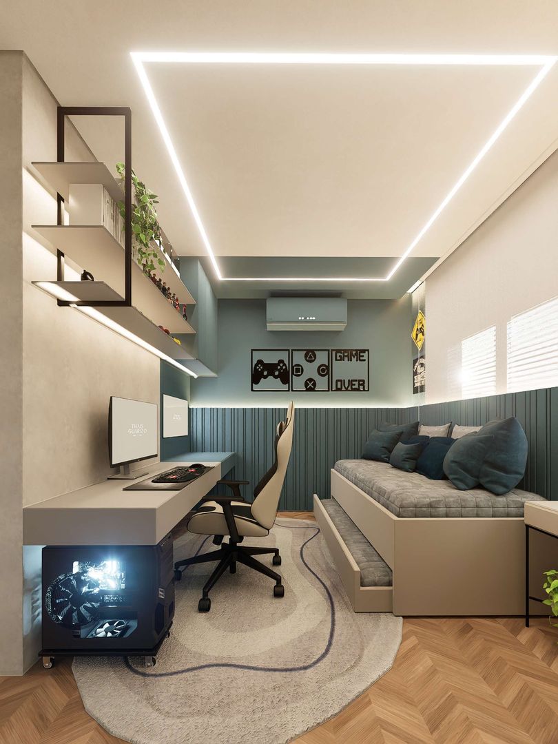 quarto gamer planejado