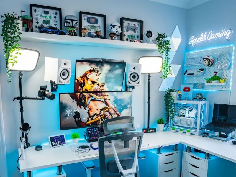 quarto gamer moderno