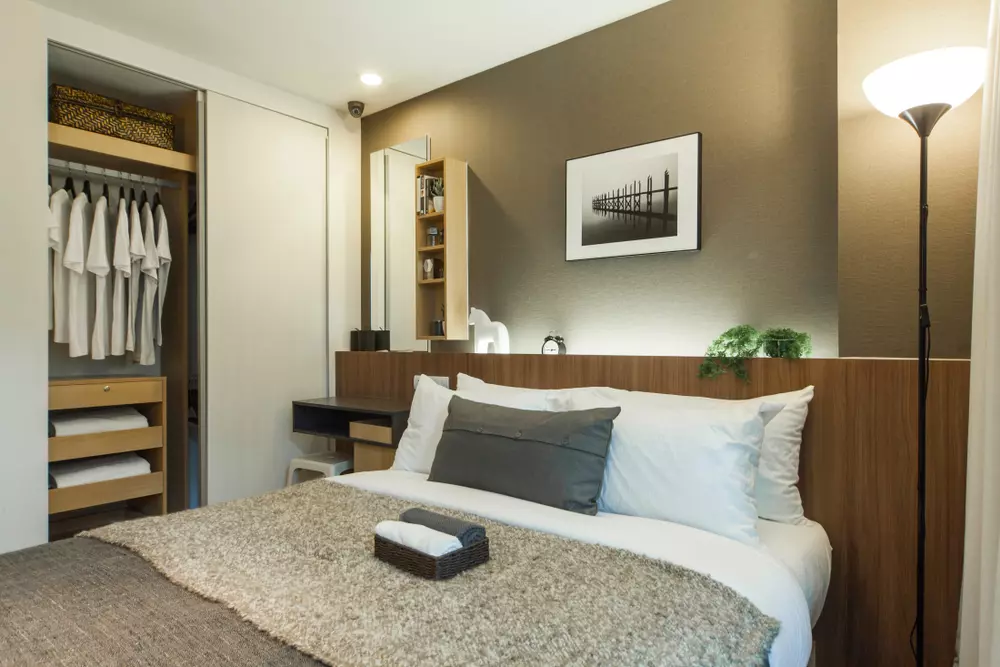 decoração quarto rústico moderno