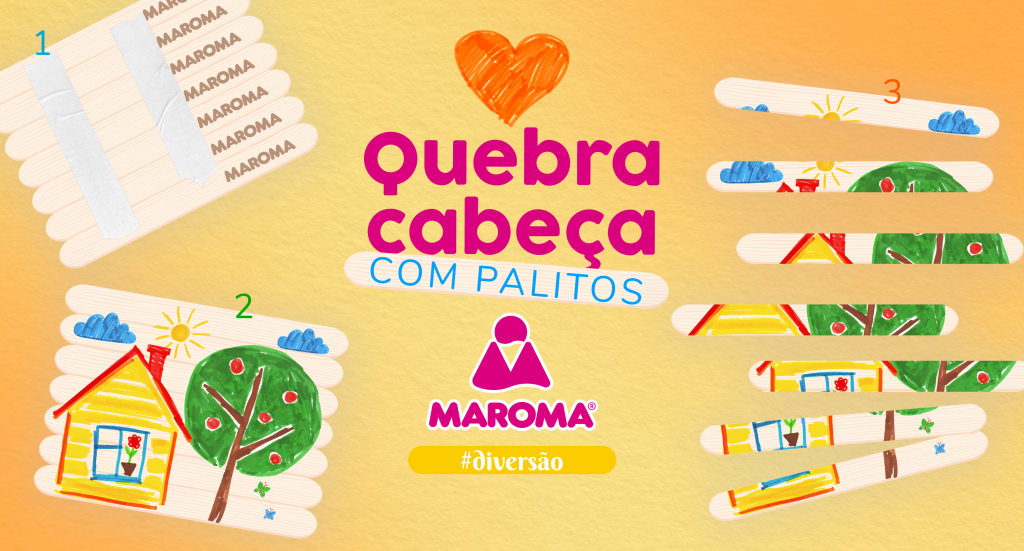 quebra cabea de palito de picol