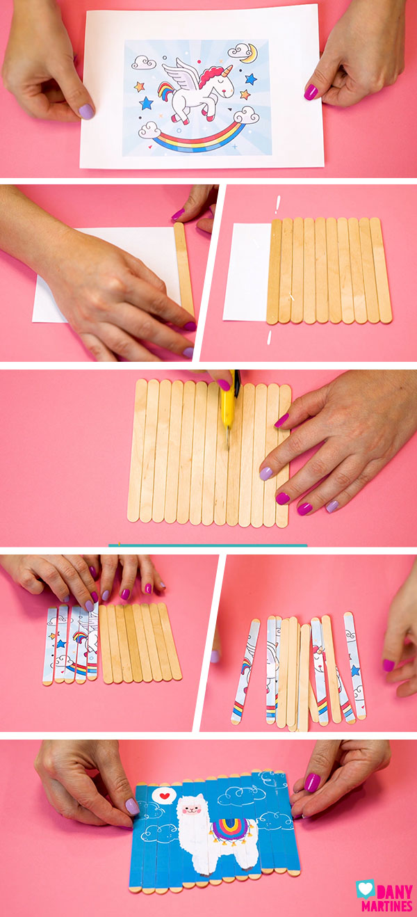 Atividades com Palitos Largos: Quebra-Cabeça Adaptado para Crianças Menores