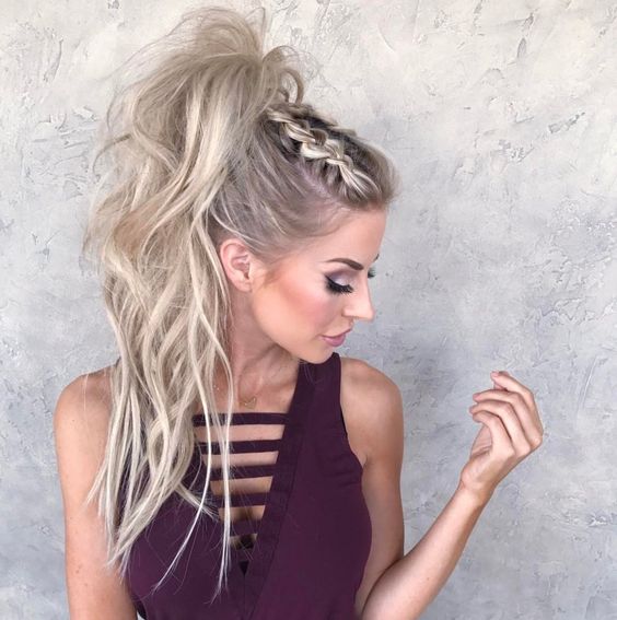 como fazer rabo de cavalo alto