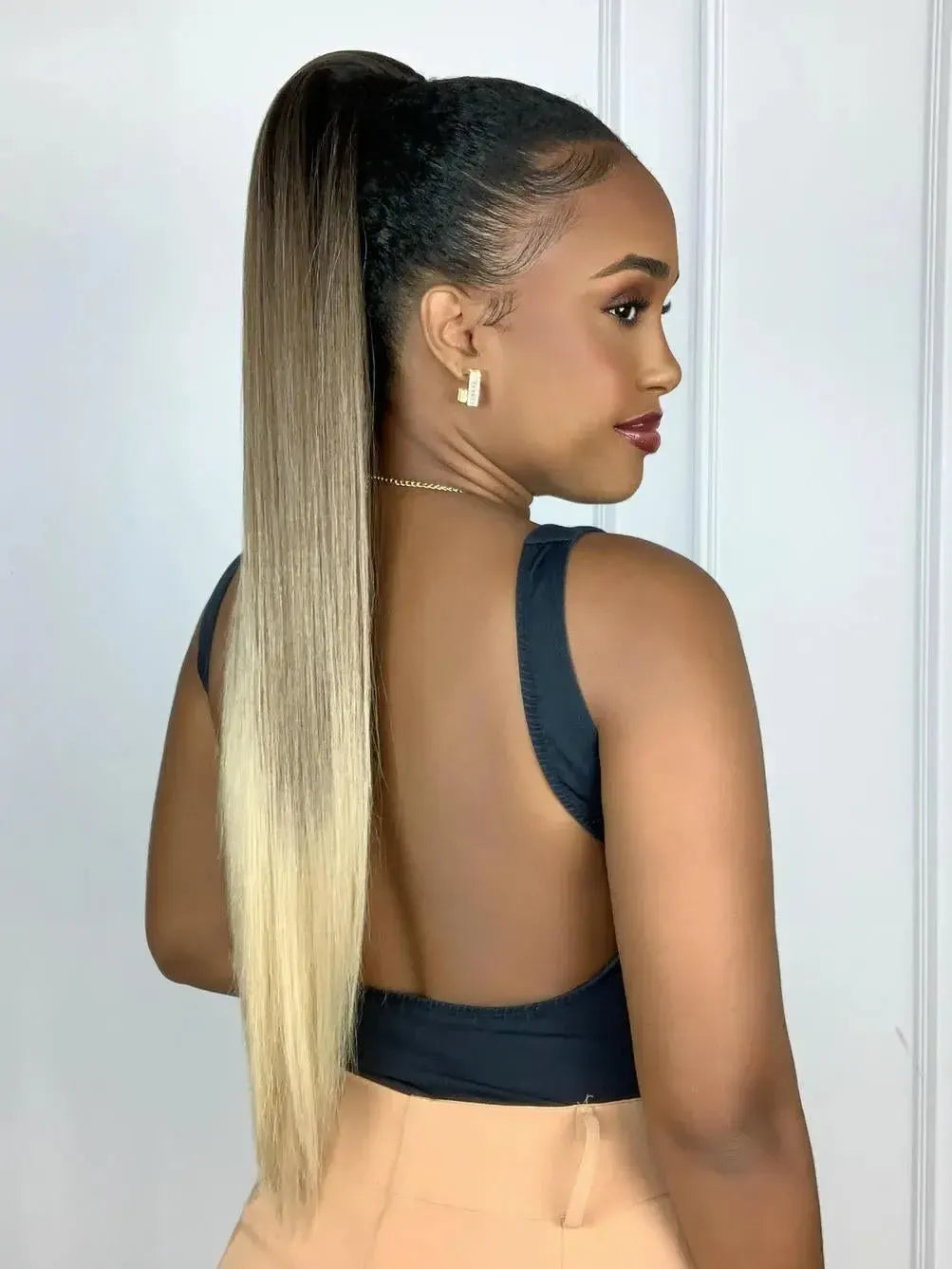 penteado rabo de cavalo elegante