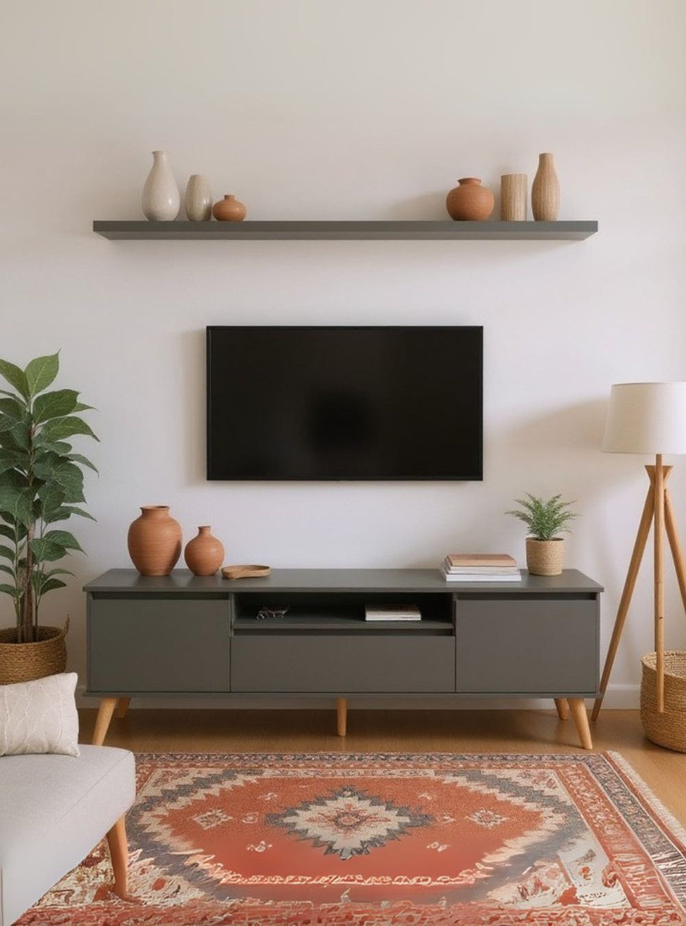 Racks suspensos: a solução para salas pequenas