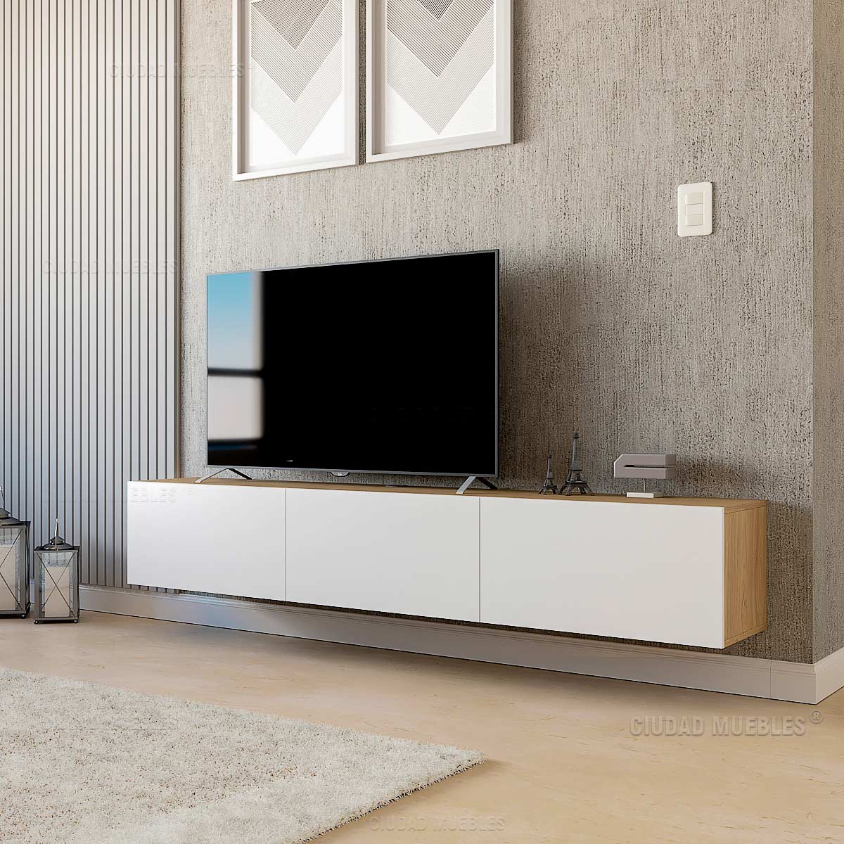 rack suspenso moderno