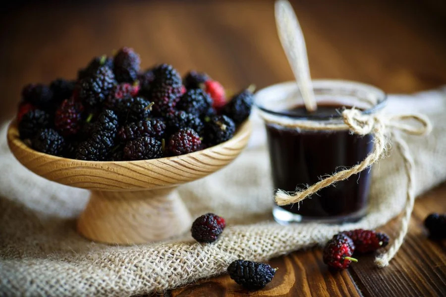 mousse de amora caseira