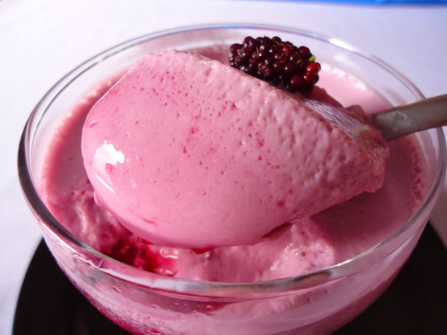 sobremesa de amora fácil e rápida