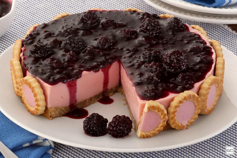 mousse de amora caseira