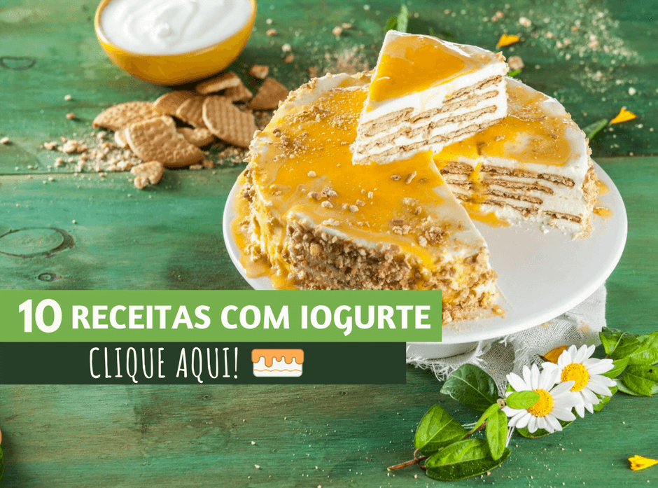 receitas com iogurte natural