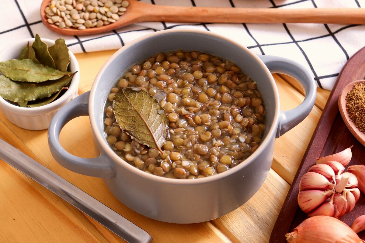 como cozinhar lentilha na panela de pressão