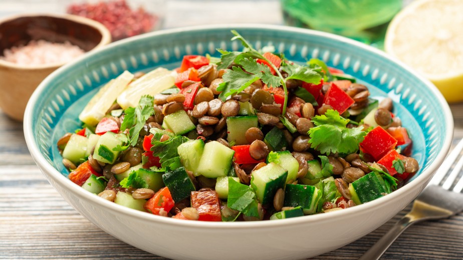 receita de lentilha vegana fácil