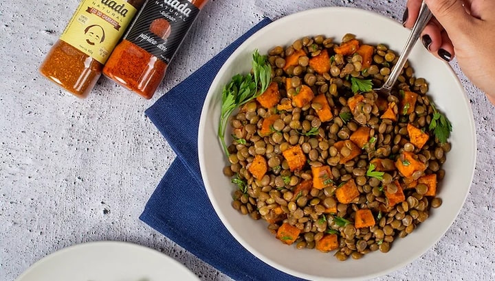 receita de lentilha vegana fácil