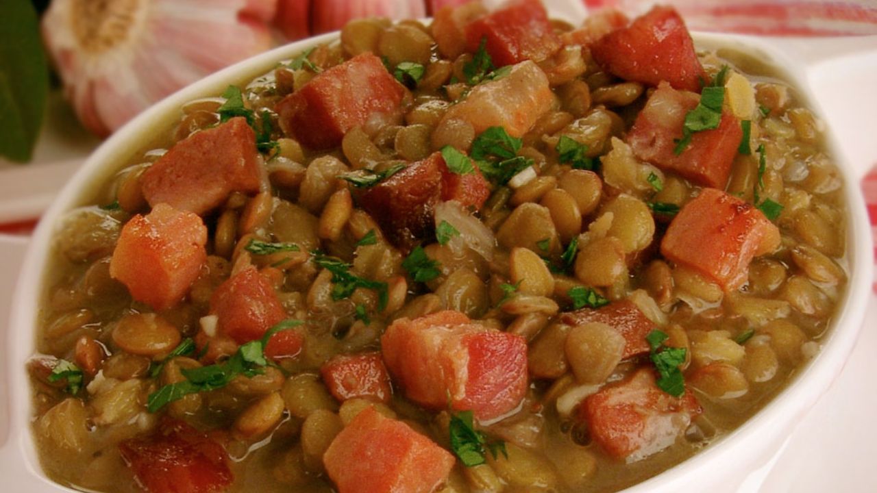 receita de lentilha vegana fácil