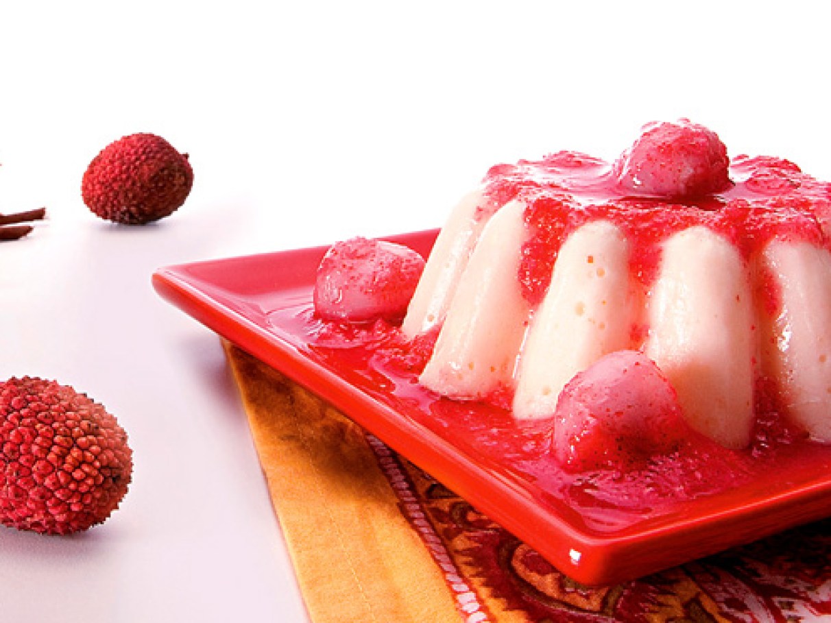 receitas com lichia para sobremesa