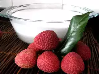 como usar lichia em pratos salgados