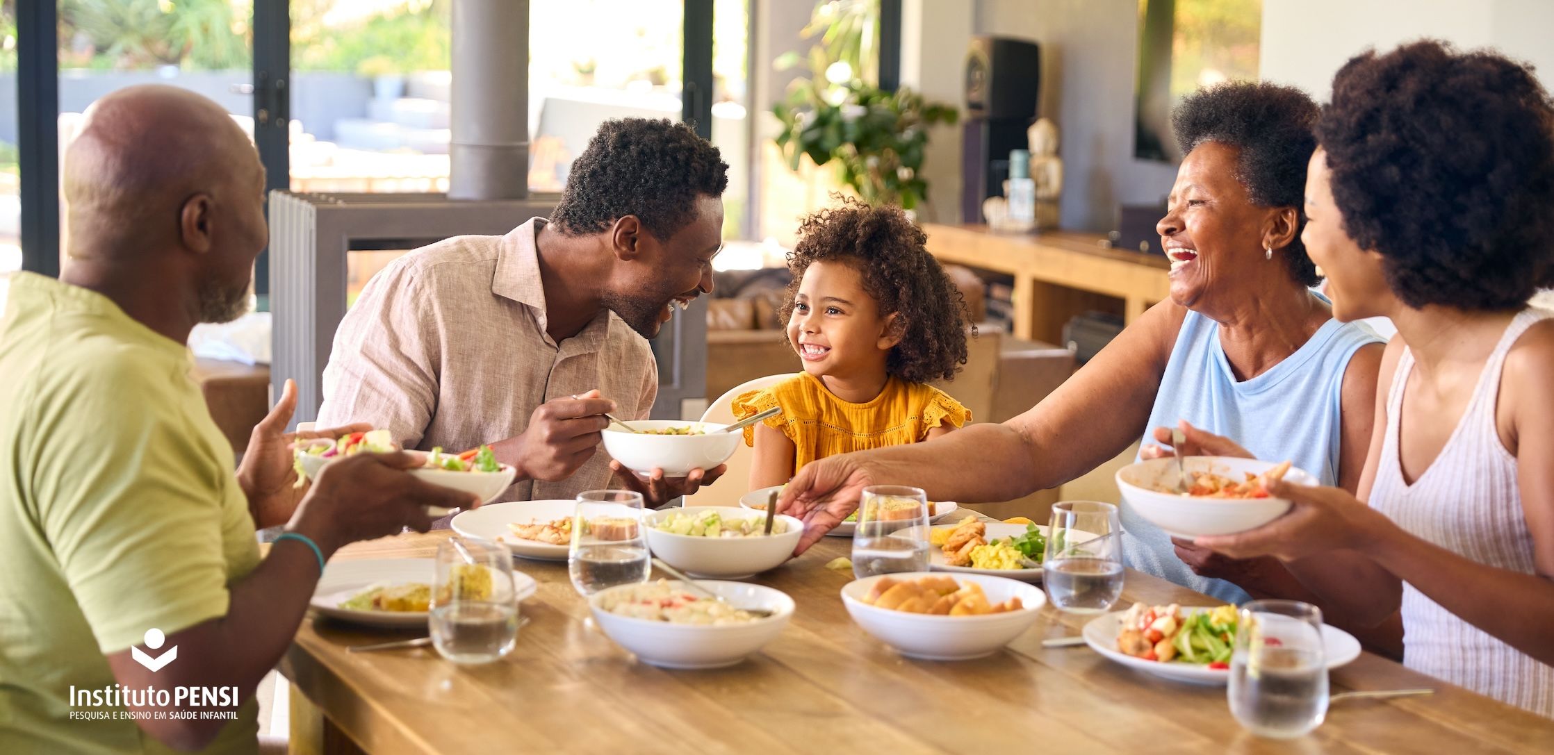 refeições em família