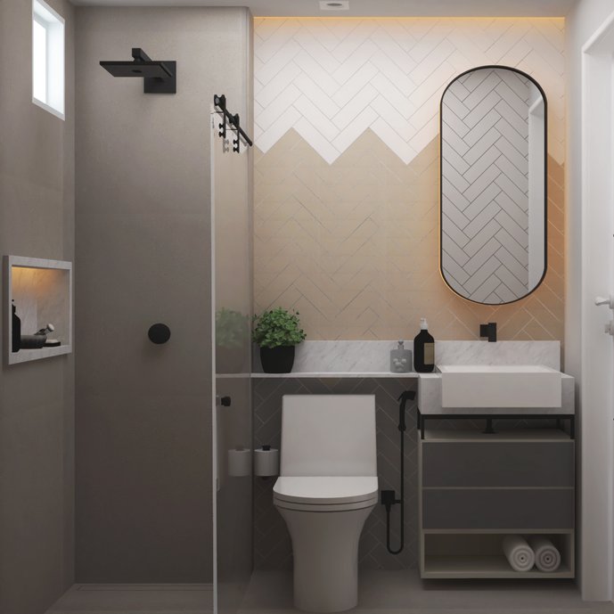 2. Como Escolher Adesivos Vinílicos para o Banheiro do seu Apartamento Alugado