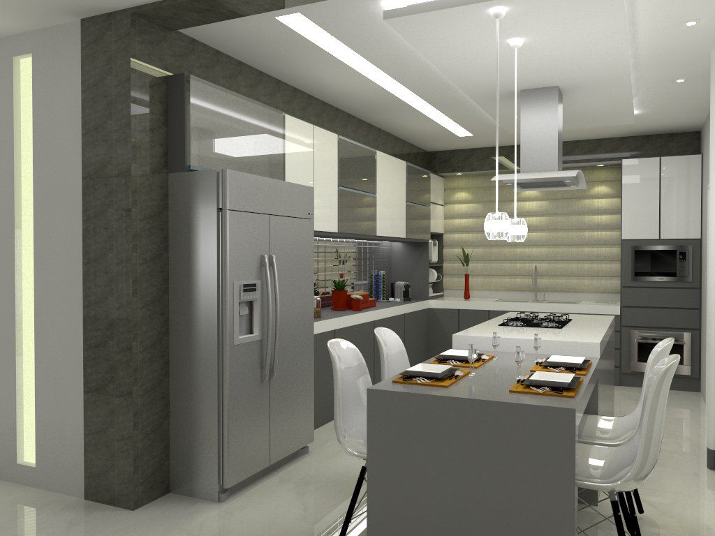 reforma de cozinha com ilha