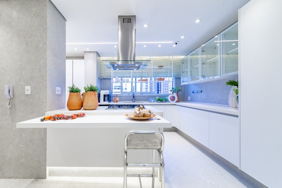 ilha de cozinha com cooktop ou pia qual a melhor opção