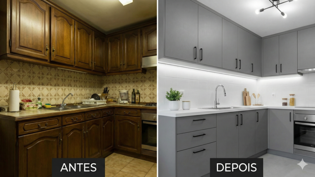 reforma de cozinha sem obra