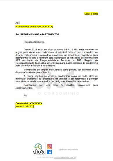 documentação necessária para reforma em prédio