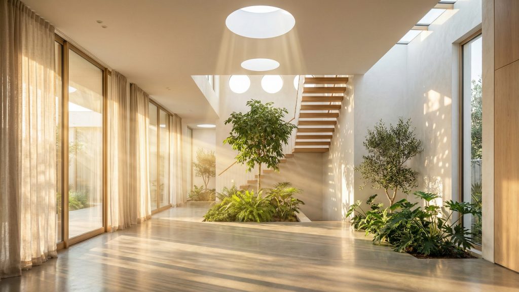 melhorar iluminação de cômodos escuros