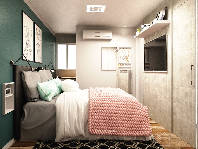 como otimizar espaço em quarto pequeno