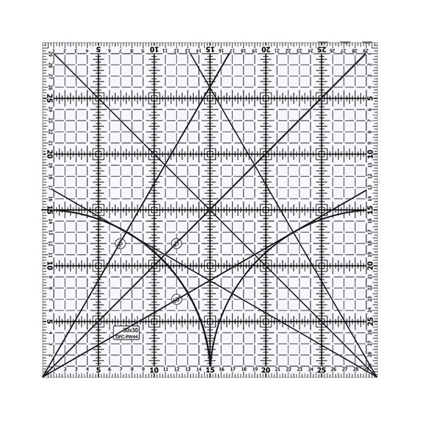 preço régua de patchwork acrílico