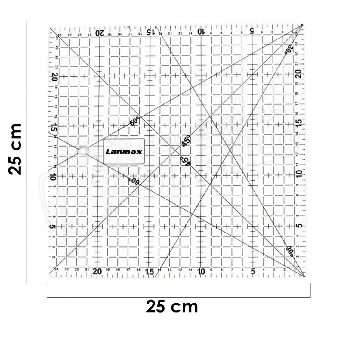 preço régua de patchwork acrílico
