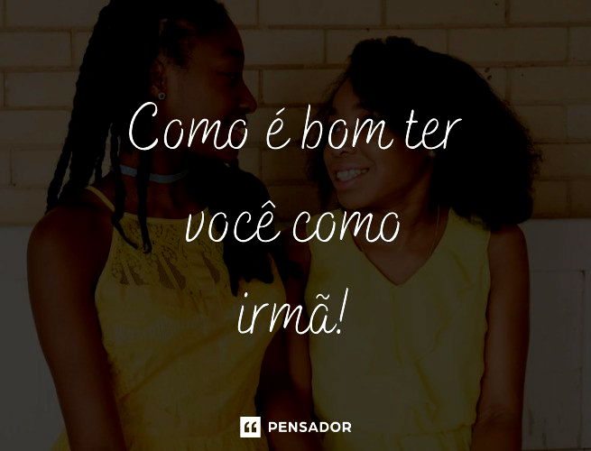 relação entre irmãs