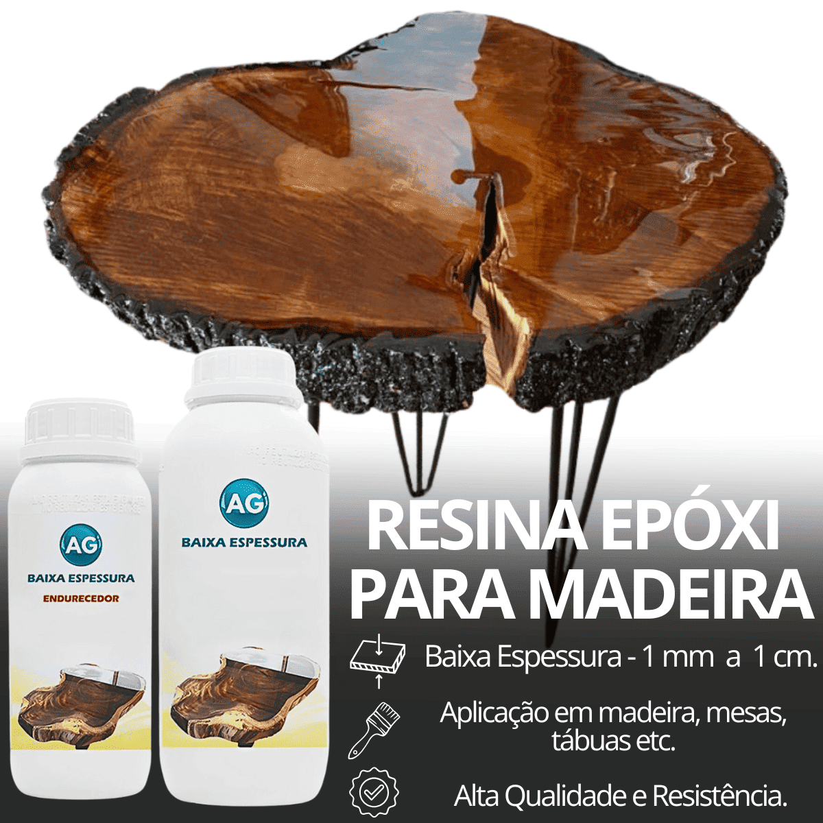 Artesanato com resina
