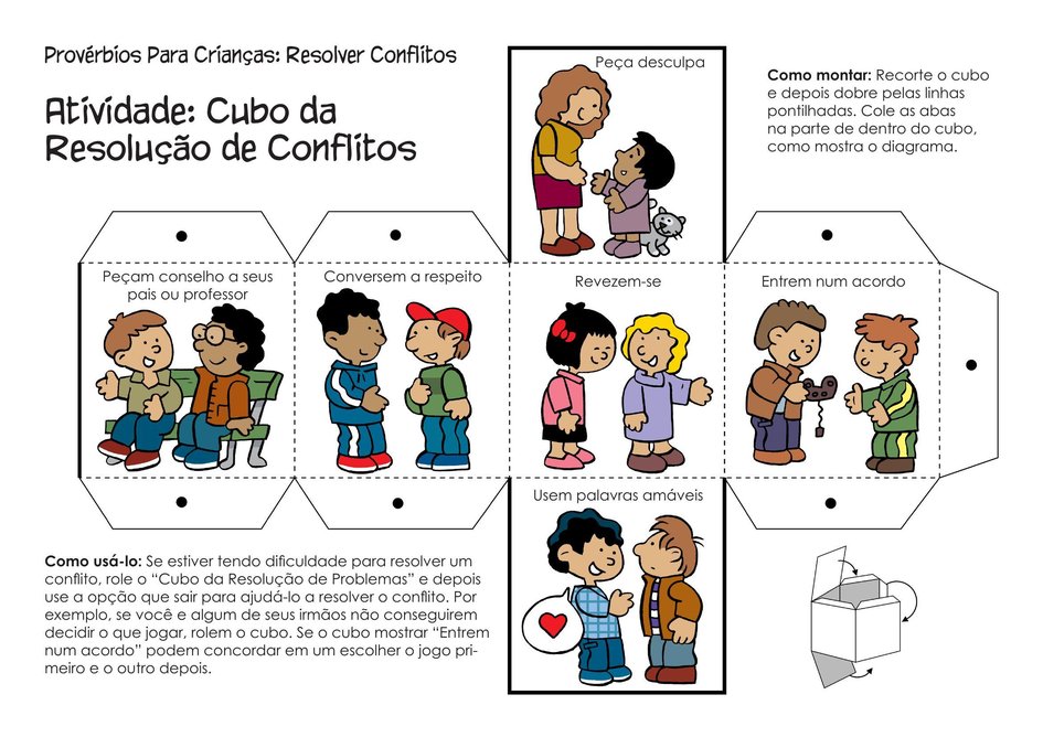 resolução de conflitos infantis