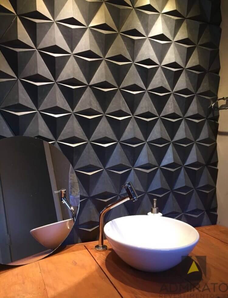 revestimento 3d para banheiro box