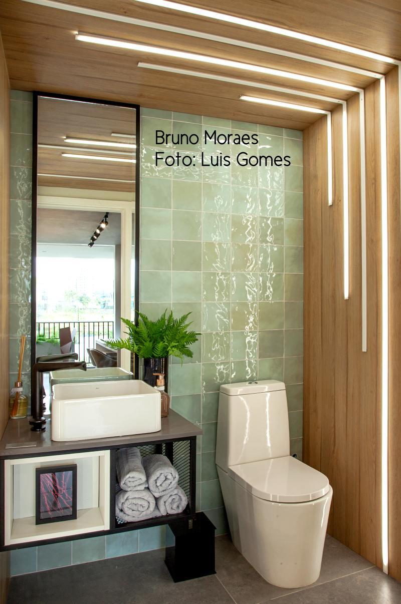 revestimento bambu natural ou porcelanato para banheiro