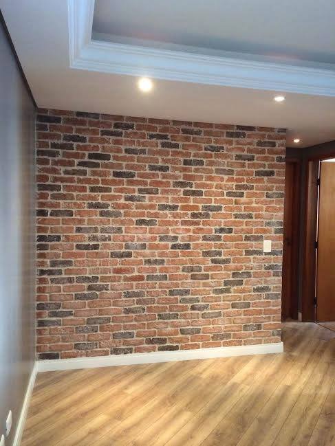 revestimento de parede de tijolo aparente