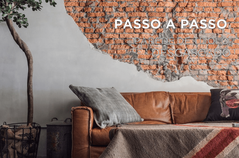 instalação de revestimento de tijolo